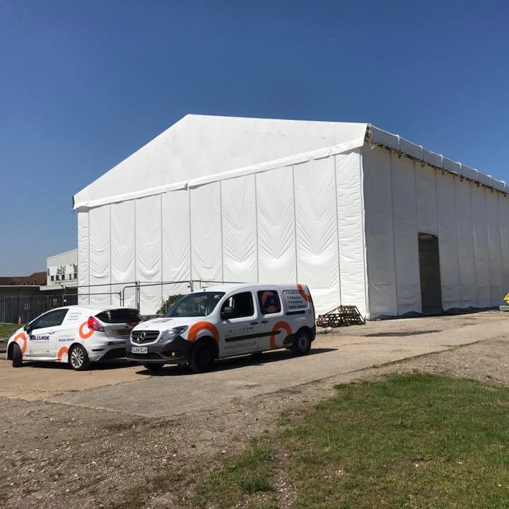 Industrial Scaffolding Temporary Roof