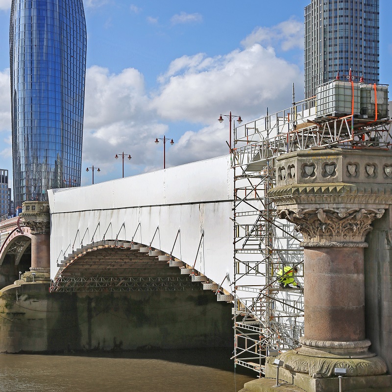 Blackfriars Bridge Scaffolding Works