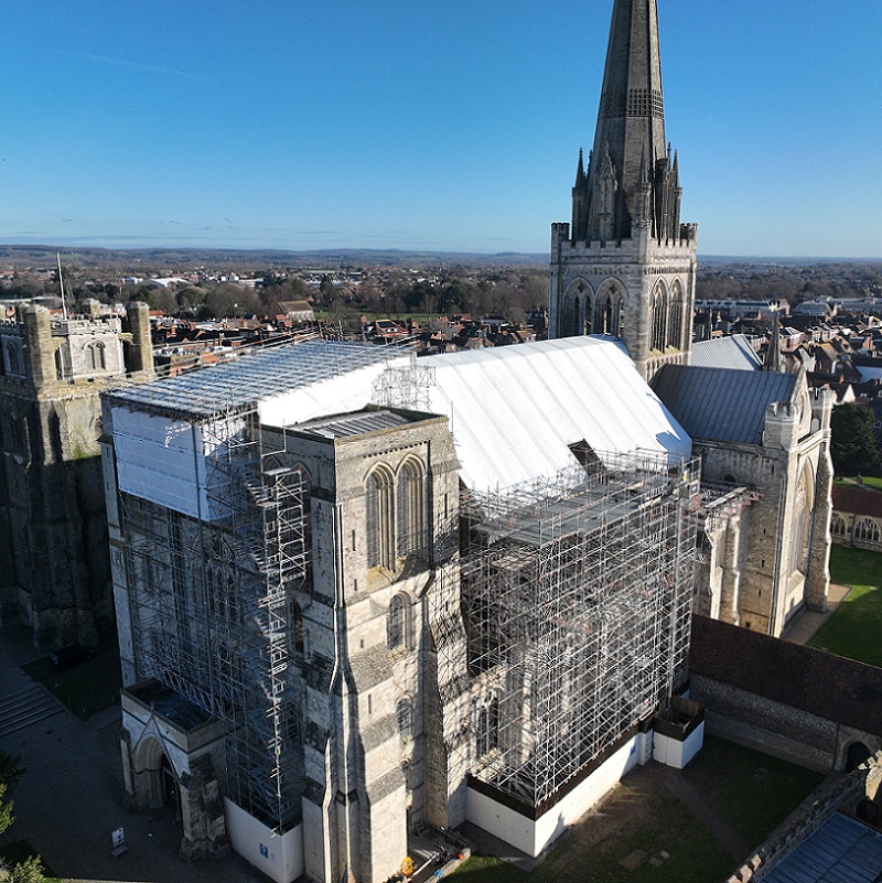 Chichester Cathedral Roof Restoration