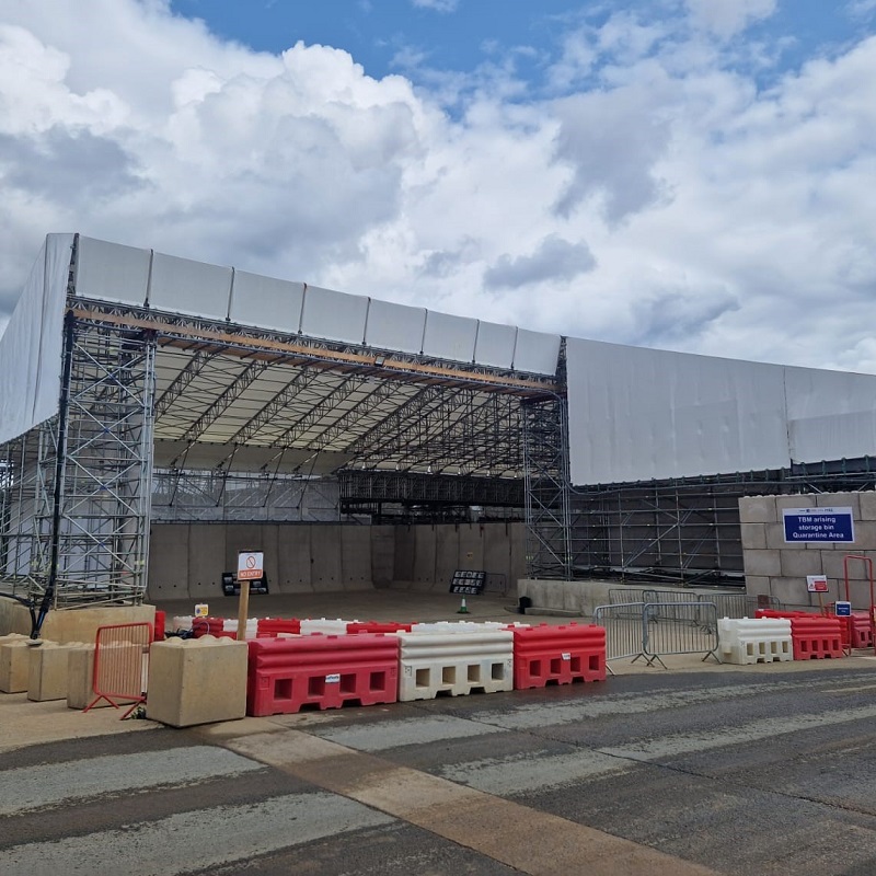 Completion of Scaffolding at HS2