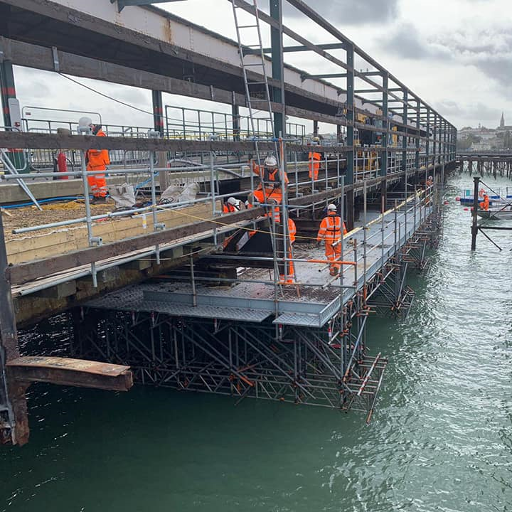 Ryde Pier Access Scaffolding