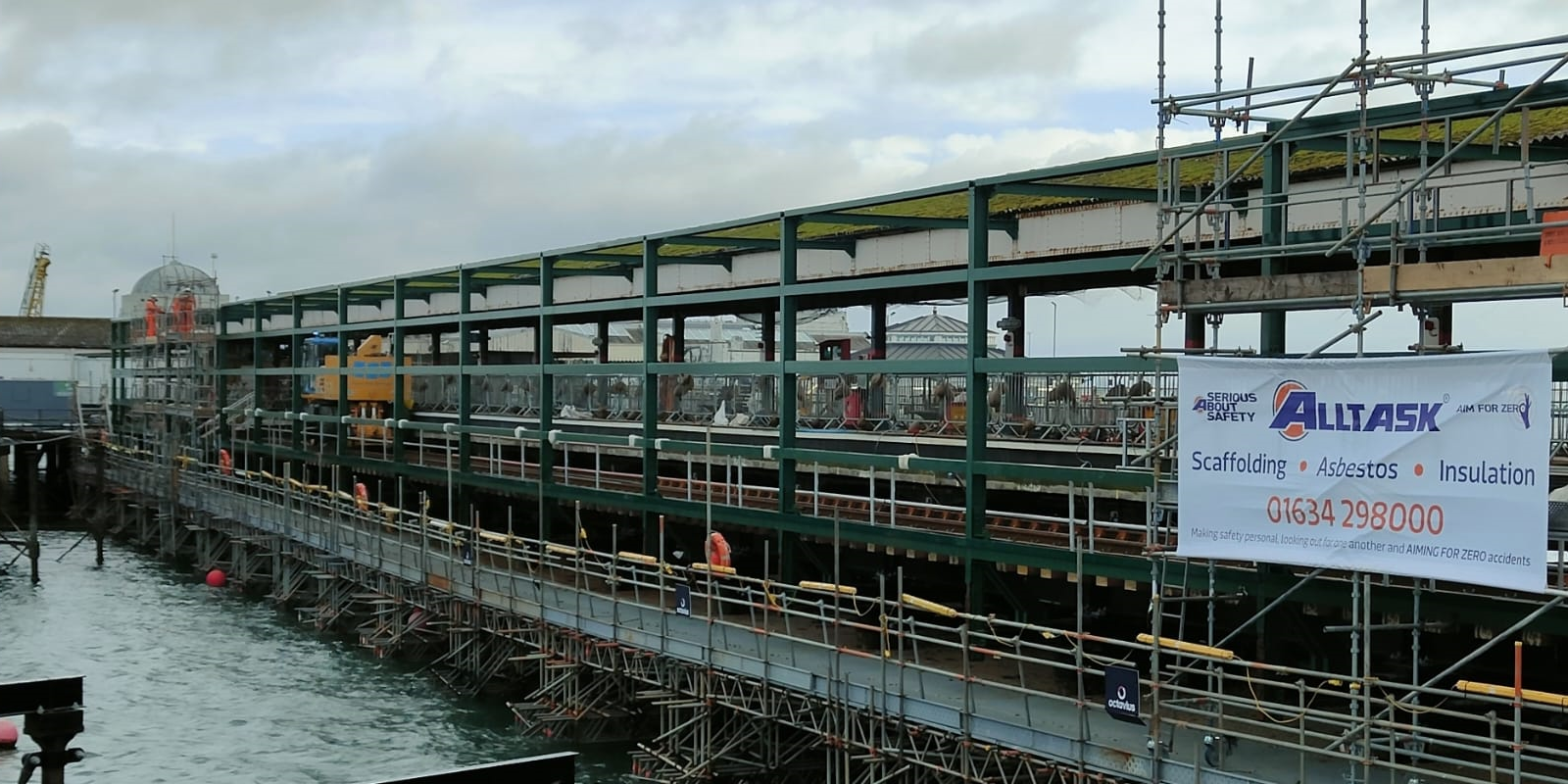 Scaffolding Ryde Pier