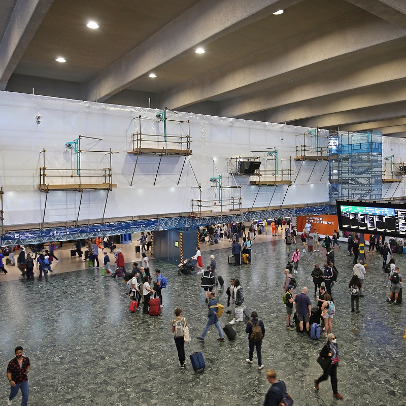 Euston Station Scaffolding