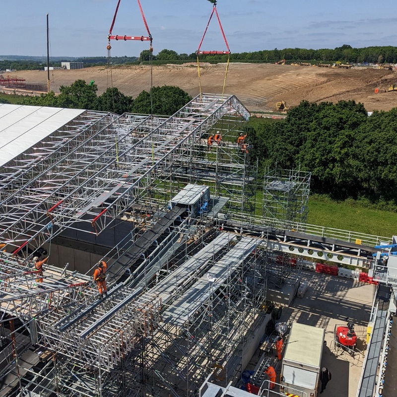 Temporary Roof Structure