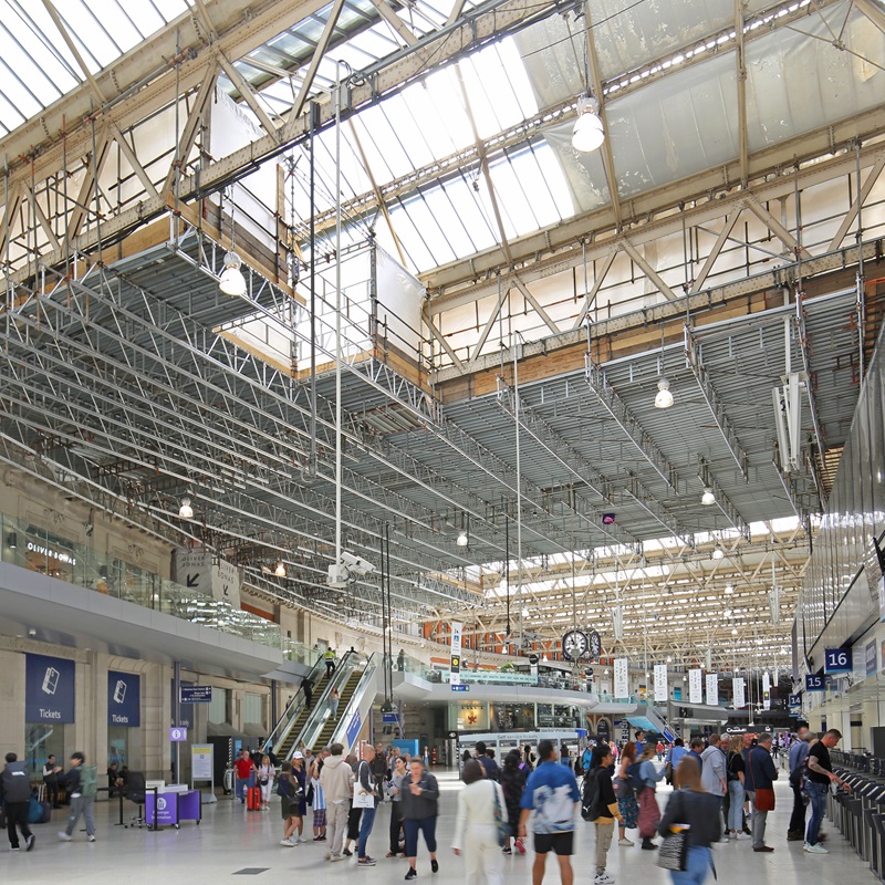 Waterloo Station Scaffolding