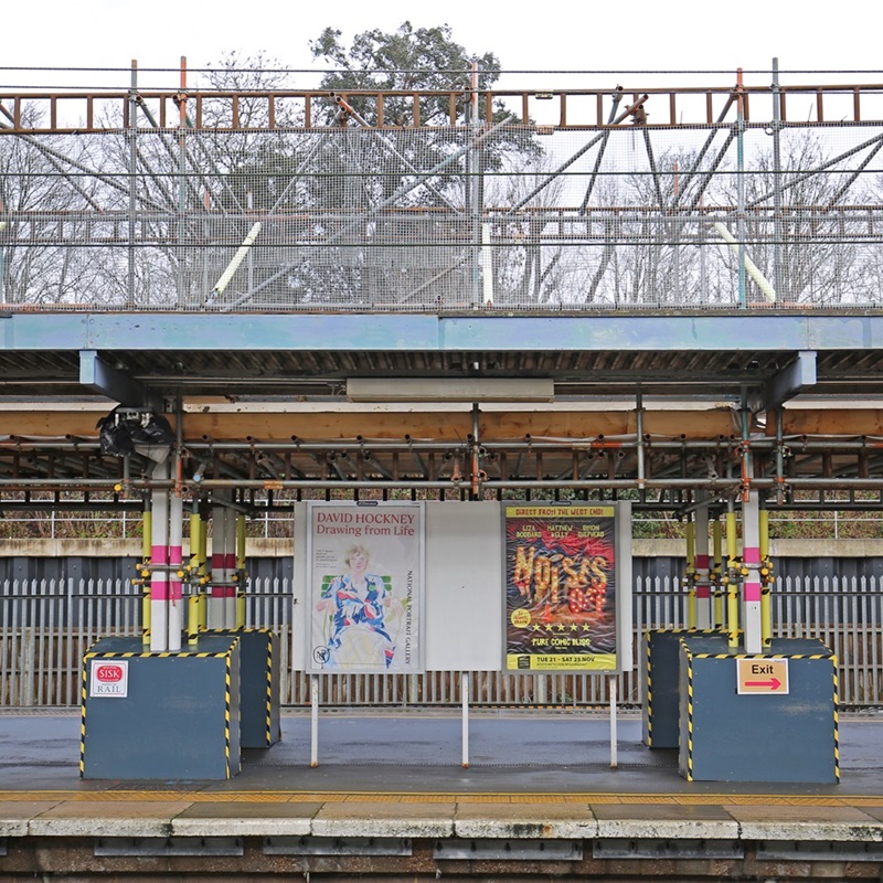 Luton Station Scaffolding