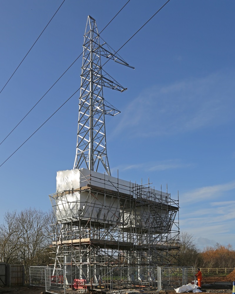 Scaffold Erection for Luton Train Station