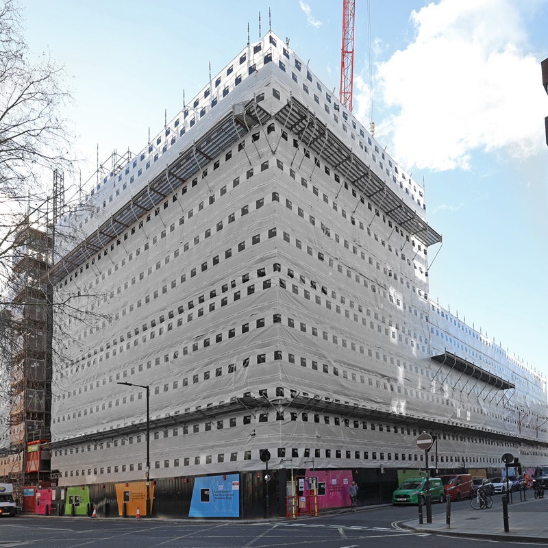 Marylebone Road Scaffolding