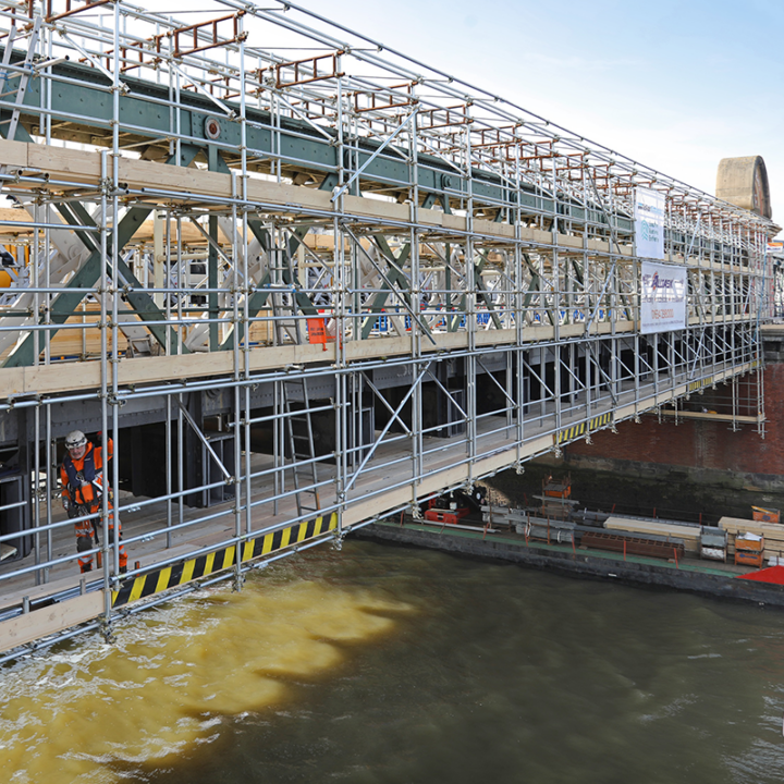 Alltask Scaffolding Hungerford Bridge
