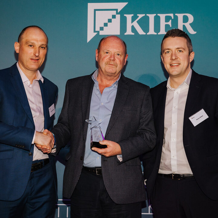 Winners of Kier Health Safety and Wellbeing Award