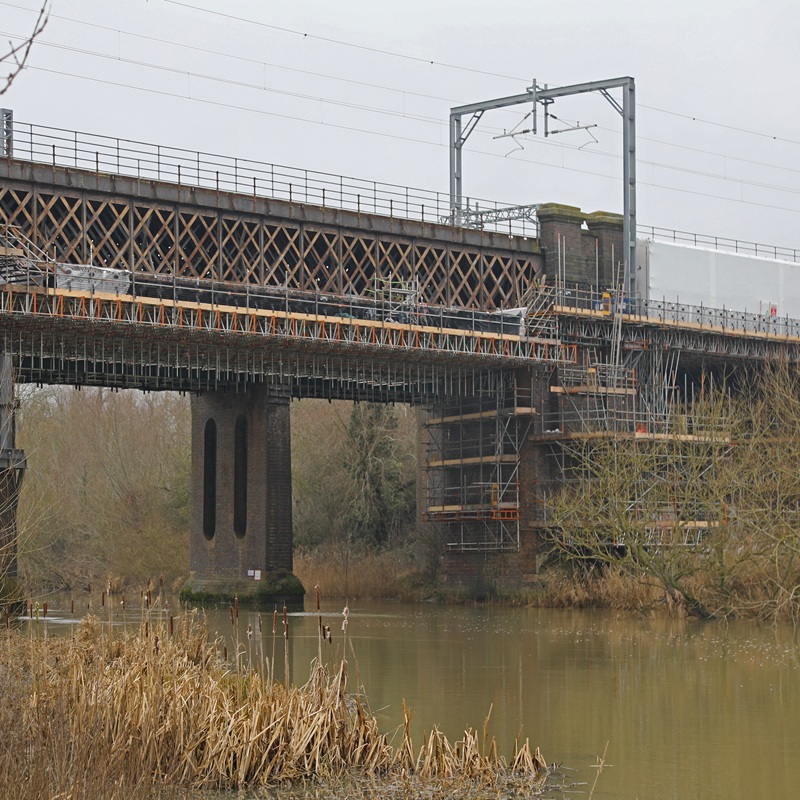 Alltask Sharnbrook Viaduct Scaffolding Rail Alltask Sharnbrook Viaduct Scaffolding Rail