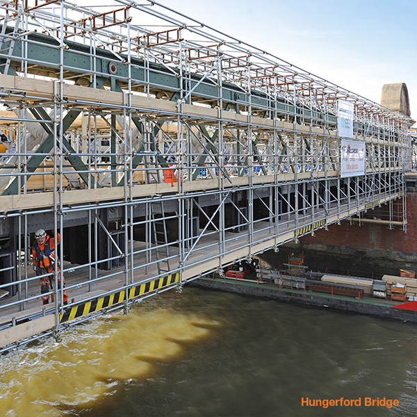 Alltask Scaffold Hungerford Bridge
