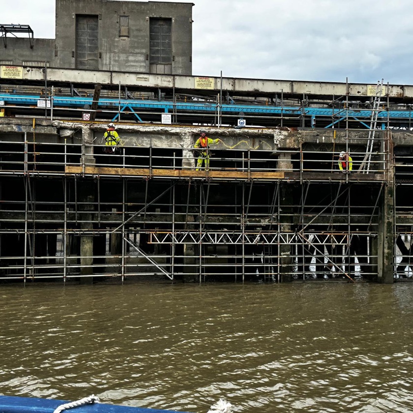 Alltask Scaffolding jetty Works Erith