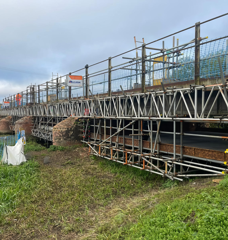 River Alde and River Deben Infrastructure Scaffolding