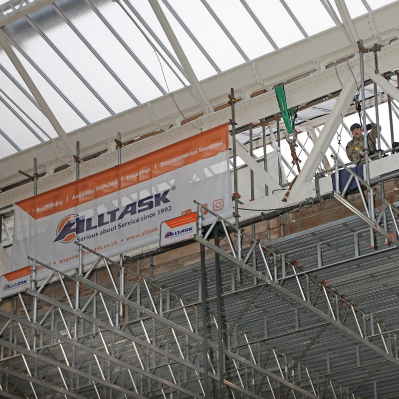 Scaffolding London Poppy Day Abseiling