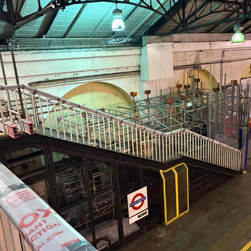 Alltask Scaffolding Fulham Broadway Station