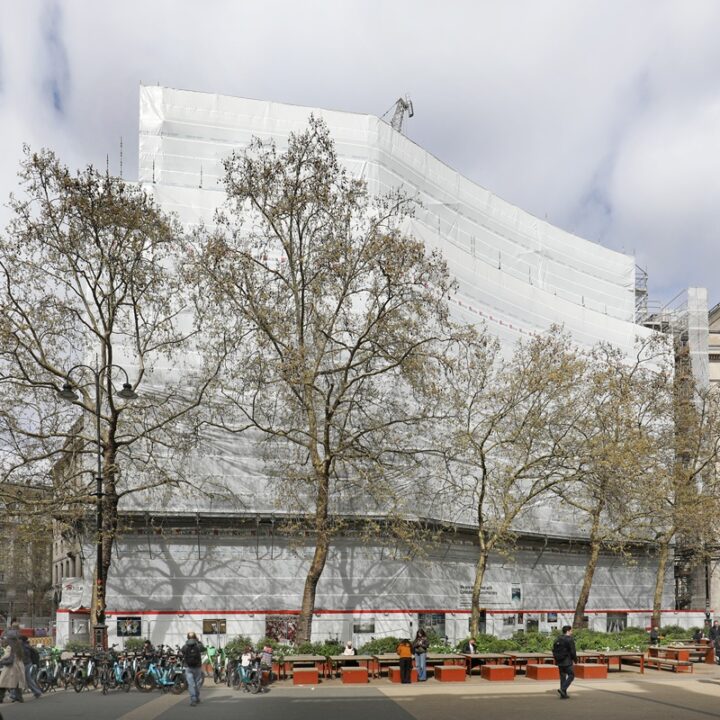 Scaffolding Bush House London