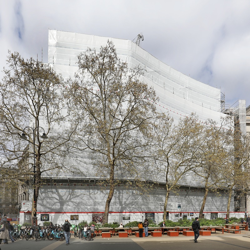 Scaffolding Bush House London