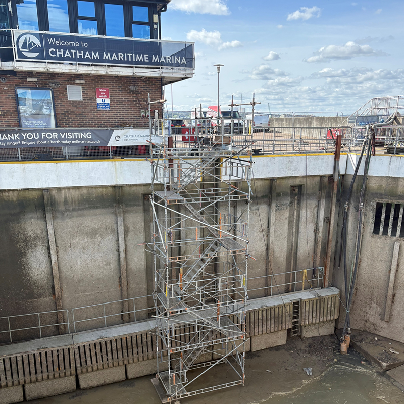 Alltask Scaffolding Chatham Maritime Marina